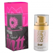Возбуждающий гель Golden Chups с малиновым ароматом - 17 мл. - INTT - купить с доставкой в Северске