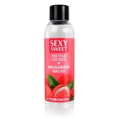Массажное масло Sexy Sweet Nectar Lychee с феромонами и ароматом личи - 75 мл. - Биоритм - купить с доставкой в Северске
