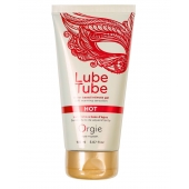 Интимный гель на водной основе Lube Tube Hot с разогревающим эффектом - 150 мл. - ORGIE - купить с доставкой в Северске