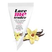 Съедобное согревающее массажное масло Love Me Tender Vanilla с ароматом ванили - 10 мл. - Love to Love - купить с доставкой в Северске