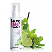 Съедобное согревающее массажное масло Love Me Tender Mojito с ароматом мохито - 100 мл. - Love to Love - купить с доставкой в Северске