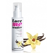 Съедобное согревающее массажное масло Love Me Tender Vanilla с ароматом ванили - 100 мл. - Love to Love - купить с доставкой в Северске
