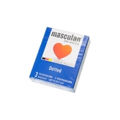 Презервативы с пупырышками Masculan Dotted - 3 шт. - Masculan - купить с доставкой в Северске