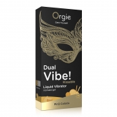 Съедобный гель Dual Vibe Pina Colada с эффектом вибрации и вкусом коктейля пина колада - 15 мл. - ORGIE - купить с доставкой в Северске