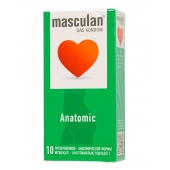 Презервативы анатомической формы Masculan Anatomic - 10 шт. - Masculan - купить с доставкой в Северске