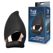 Черный вибромастурбатор Sex Expert - Sex Expert - в Северске купить с доставкой