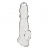 Прозрачная насадка для пениса Girthy Penis Enhancing Sleeve Extension - 17,1 см. - BlueLine - в Северске купить с доставкой