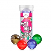 Ароматизированный лубрикант Hot Ball Mix на масляной основе (4 шарика по 3 гр.) - HotFlowers - купить с доставкой в Северске
