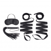 Эротический набор 4PC Bondage Bed Strap   Flogger Kit - Lux Fetish - купить с доставкой в Северске