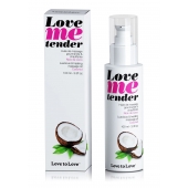 Съедобное согревающее массажное масло Love Me Tender Cocos с ароматом кокоса - 100 мл. - Love to Love - купить с доставкой в Северске