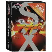 Презервативы Sagami Xtreme ENERGY с ароматом энергетика - 3 шт. - Sagami - купить с доставкой в Северске