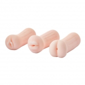 Набор из 3 мастурбаторов The Girl Next Door Tina - Dream Toys - в Северске купить с доставкой