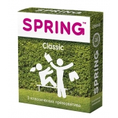 Классические презервативы SPRING CLASSIC - 3 шт. - SPRING - купить с доставкой в Северске