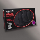 Набор из 3 массажеров простаты чёрного цвета NEXUS ANAL STARTER KIT - Nexus Range - в Северске купить с доставкой