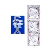 Розовые презервативы Sagami Xtreme FEEL FIT 3D - 3 шт. - Sagami - купить с доставкой в Северске