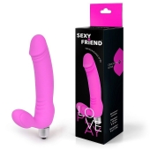 Розовый безремневой страпон Sexy Friend - 1137 - купить с доставкой в Северске