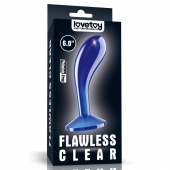 Синяя анальная втулка Flawless Clear Prostate Plug 6.0 - 15 см. - Lovetoy - в Северске купить с доставкой