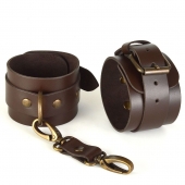 Коричневые наручники IDEAL - Sitabella - купить с доставкой в Северске