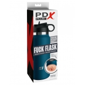 Мастурбатор-вагина в синей колбе F*ck Flask - Pipedream - в Северске купить с доставкой