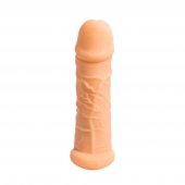 Телесный фаллоудлинитель Extra Size Bubbles - 15,5 см. - Lola Games - в Северске купить с доставкой