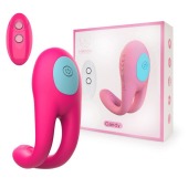 Розовое виброкольцо с пультом ДУ - I-MOON - в Северске купить с доставкой