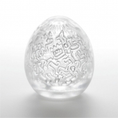 Мастурбатор-яйцо Keith Haring EGG PARTY - Tenga - в Северске купить с доставкой