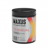 Анатомические презервативы MAXUS Sensual - 15 шт. - Maxus - купить с доставкой в Северске