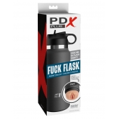 Серый мастурбатор в виде бутылки F*ck Flask - Pipedream - в Северске купить с доставкой