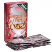 Презервативы Sagami Xtreme Strawberry c ароматом клубники - 10 шт. - Sagami - купить с доставкой в Северске