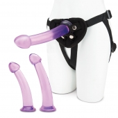 Тренировочный набор с тремя насадками Pegging Training Set - Lux Fetish - купить с доставкой в Северске