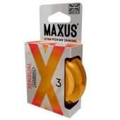 Презервативы анатомической формы Maxus Sensual - 3 шт. - Maxus - купить с доставкой в Северске