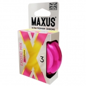 Ароматизированные презервативы Maxus Exotic Mix - 3 шт. - Maxus - купить с доставкой в Северске