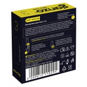Ультратонкие презервативы Ganzo Ultra thin - 3 шт. - Ganzo - купить с доставкой в Северске
