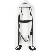 Черные секс-качели из широких ремней - Orion - купить с доставкой в Северске