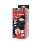 Двусторонний мастурбатор REALSTUFF 2 IN 1 HUMMER MOUTH   VAGINA - ротик и вагина - Dream Toys - в Северске купить с доставкой