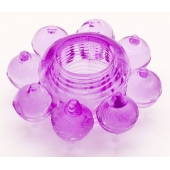 Мягкая фиолетовая гелевая насадка - Toyfa Basic - в Северске купить с доставкой