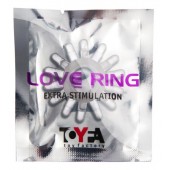 Прозрачное гелевое эрекционное кольцо с шипиками - Toyfa Basic - в Северске купить с доставкой