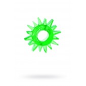 Зеленое эрекционное кольцо-солнце - Toyfa Basic - в Северске купить с доставкой