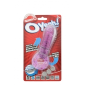 Фиолетовое эрекционное кольцо с вибрацией и пальчиком OYEAH PURPLE - Screaming O - в Северске купить с доставкой