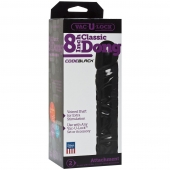 Насадка-фаллоимитатор Vac-U-Lock CodeBlack 8 Inch Classic Dong - 19,3 см. - Doc Johnson - купить с доставкой в Северске