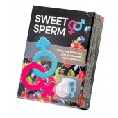 Шипучие таблетки для мужчин Sweet Sperm для изменения вкуса спермы (4 шт. по 0,5 гр.) - Капиталпродукт - купить с доставкой в Северске