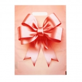 Пакет с принтом в виде банта с вырубной ручкой (30х40 см) - Сима-Ленд - купить с доставкой в Северске