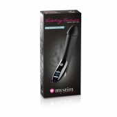 Вибратор с электростимуляцией Tickling Truman Black Edition - 27 см. - MyStim - купить с доставкой в Северске