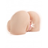 Телесный мастурбатор-полуторс с вибрацией и эффектом всасывания Back That Ass Up - Pipedream - в Северске купить с доставкой