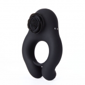 Черное эрекционное кольцо Abe с пультом ДУ - BeYourLover - в Северске купить с доставкой