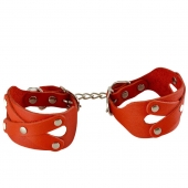 Красные наручники «Цезарь» - Sitabella - купить с доставкой в Северске