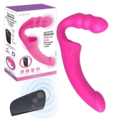 Розовый безремневой страпон Straples Strap-On Dildo - Erokay - купить с доставкой в Северске