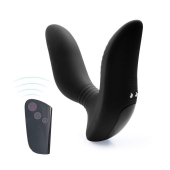 Черный вибромассажер простаты 3,5’’ Remote Control Curve P-spot Massager - 12 см. - Erokay - в Северске купить с доставкой