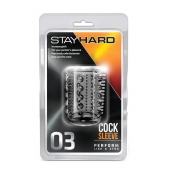 Прозрачная насадка с шипами и шишечками STAY HARD COCK SLEEVE 03 CLEAR - Blush Novelties - в Северске купить с доставкой