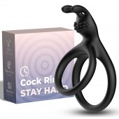 Черное эрекционное кольцо с подхватом мошонки - Boys of Toys - в Северске купить с доставкой